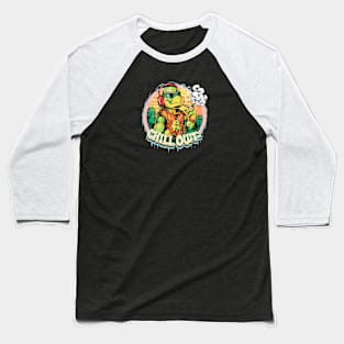 Oceanic Rhythms: The Hip-Hop Turtle Edition Baseball T-Shirt